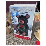 Black bear with 210 pre-attached LED lights appears new in box