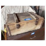 Antique wooden pack box 24 x 18