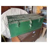 Wooden storage box 'American River 4H club Sacramento County'