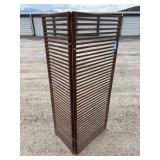 Wooden slat screen style display/divider