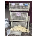 Metal store display, and other metal decorative pieces