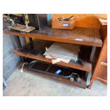 Three shelf modern stand