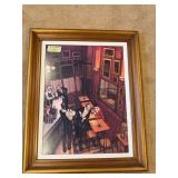 33 x 42 "Bistro" framed print