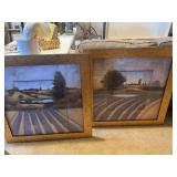 2 Decorative prints 32 x 32