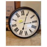 29" round Sterling and Noble Clock Co battery operated clock