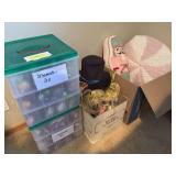 6 ornament boxes and decor