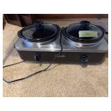 Crock Pot brand twin bowl warmer