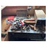 Wood clamps, new handles for clamps, skeleton keys, bottle openers, etc