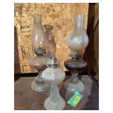 3 oil lamps