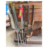Eight bar clamps