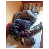 Assortment of sleeping bags - can you saw campout slumber party??