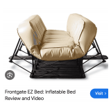 Front gate portable bed with mattress included