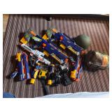 Kids combat setup! Includes children’s Gilly suit, helmet, lots of Nerf guns, pretend knives, and binoculars