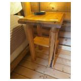 Pine end tables set of two 19 x 18 x 28 inches