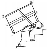 STAIR CARRY REQUIRED FOR LOTS: 133 - 152