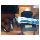 Nikon action 10 x 50 binoculars with case and life straw