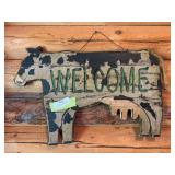 Welcome cow - moo, to you!