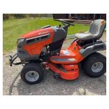 Husqvarna YTH 22V42LS riding lawn mower - turns on with starter fluid, mower engages, won't drive - likely will need a new drive belt