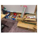 8 boxes of Christmas decorations