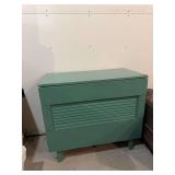 Painted MCM dresser and contents 18D x 34L x 30H