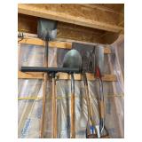Long handled shovels and tools