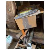 Pry bars, saw blades, files, etc