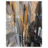 T post driver and long handled yard tools