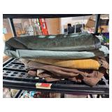 Canvas and poly tarps, unmeasured