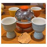 Hankscraft automatic electric egg cooker and four coddlers
