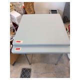 Office Star 3’ square poly card table