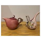 Two pieces Hull pottery