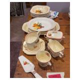 Many pieces Homer Laughlin Mexicana dishes