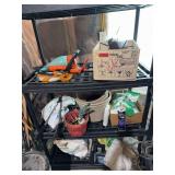 Electric hedge trimmer, hand tools, planters, rodent killer, etc