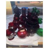 Christmas glass, red and green, get it 😃