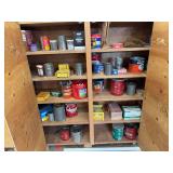 Contents of inside  cabinet includes LOTS of hardware