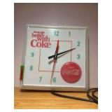 16 x 16 Coke clock lighted