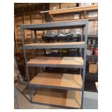 Metal shelf unit 24Dx 48L x 72H Bring your own tools to dismantle PICK UP WEDNESDAY, 10AM