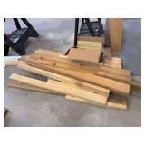 Dimension lumber, scrap pieces