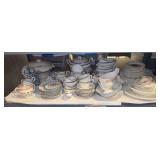 Many patterns and pieces of china includes lots of Homer Laughlin
