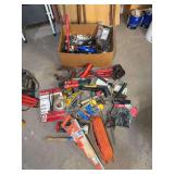 Box of Assorted new and used tools