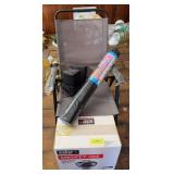 NIB Weber Smokey Joe grill, deck pad, folding chair and speaker