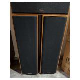 Pair Klipsch KG 3.5 Medium Oak floor standing speakers
