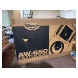 Klipsch AW 650 outdoor loudspeakers appear NIB