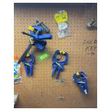 7 Irwin clamps