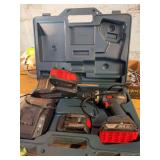 Bosch 18 v cordless drill, case battery, charger
