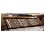 TV stand and approximately 480 LP Records