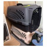 2 pet carriers