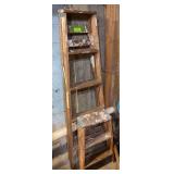 2' & 5' wood step ladders