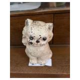 Metal cat bank