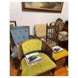 Four mismatched chairs